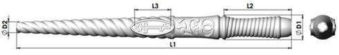 Свеча венчальная ТИП-000n, чертеж